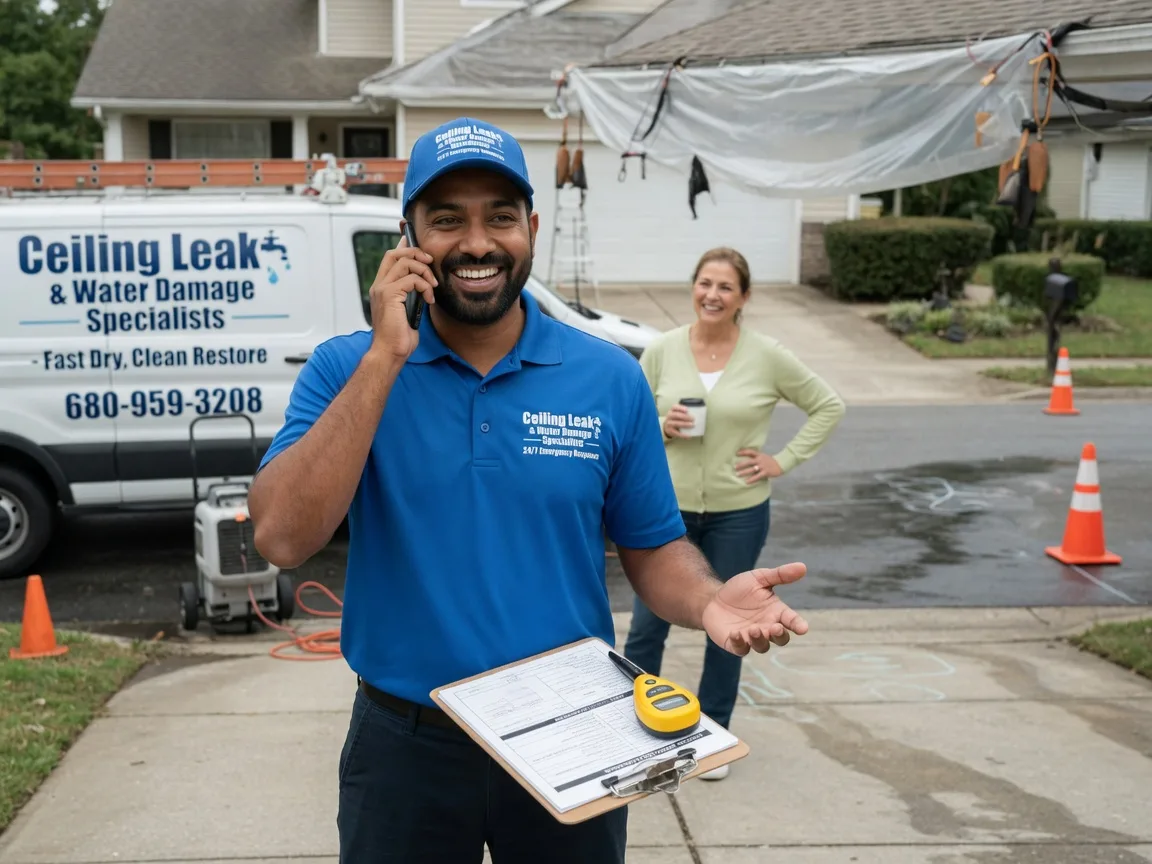 Ceiling Leak Cleanup Tuscarawas, OH FAQs